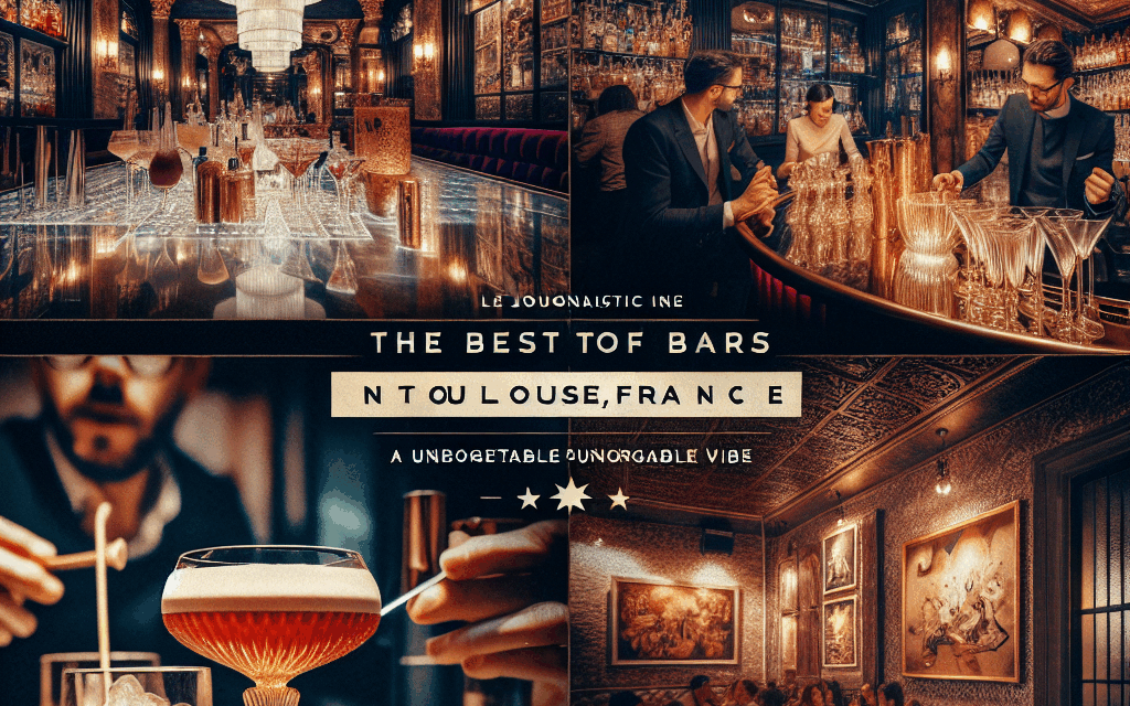 Les Meilleurs Bars à Toulouse : Luxe, Cocktails et Ambiance Inoubliable
